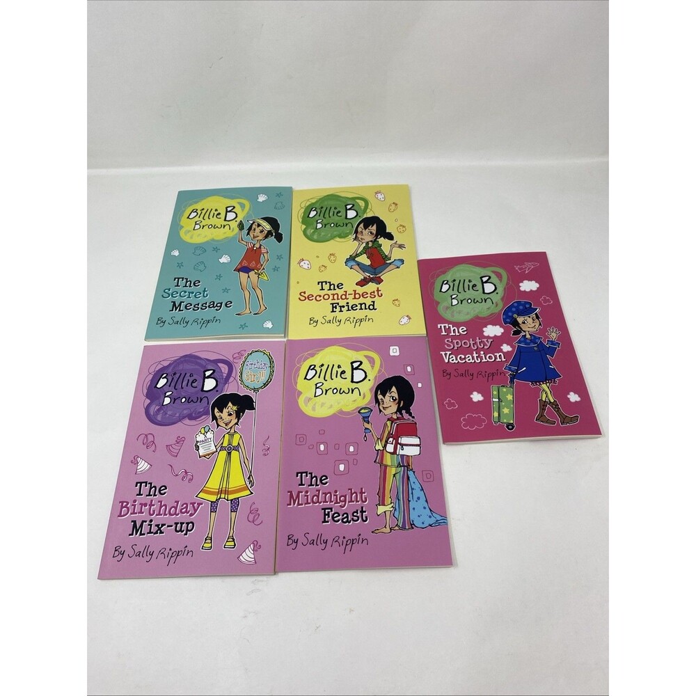 BILLIE B BROWN Series Set of 5 Paperback Chapter Books by Sally Rippin